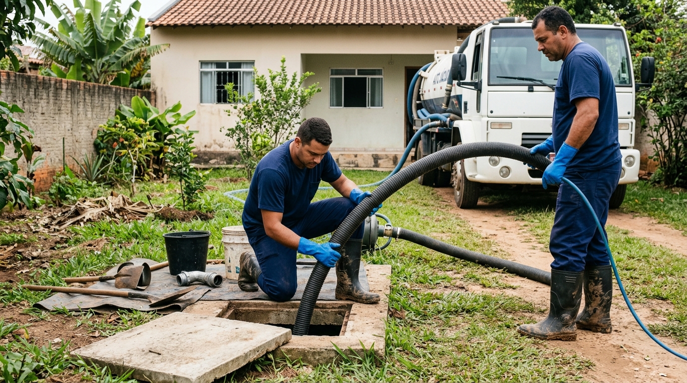 Esgotamento de fossa em Belém-PA